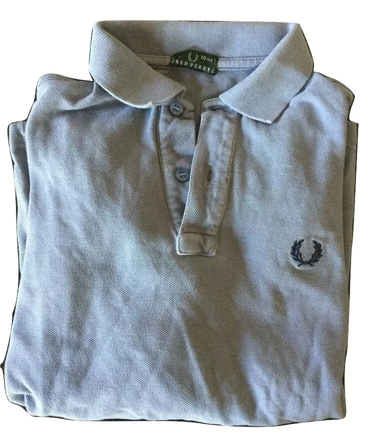 Polo da Bambino Fred Perry Maglia Sportiva Casual manica Lunga