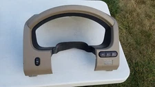 2004-2008 Ford F-150 Gauge Cluster Surround Bezel foot Info Reset switch TAN OEM
