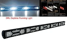 X-Series 50" OZ-USA® Double Row LED Light Bar Spot Beam Diffused Lens Cover DRL 