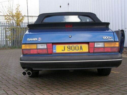 Saab 900 Oldtimer Carlsson Edelstahl Doppelendrohr Auspuff Einspritzung Autos NA - Bild 3 von 9
