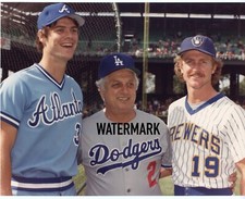 Dale Murphy/Tom Lasorda/Robin Yount HOFer 8x10 