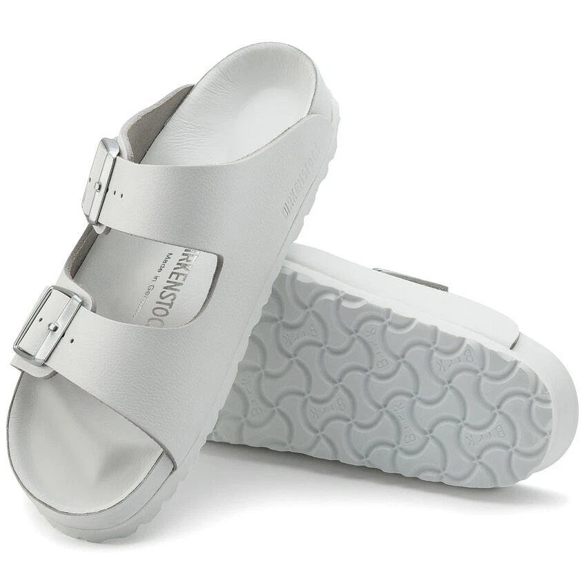 BIRKENSTOCK MONTEREY WHITE LEATHER SLIPPERS | eBay