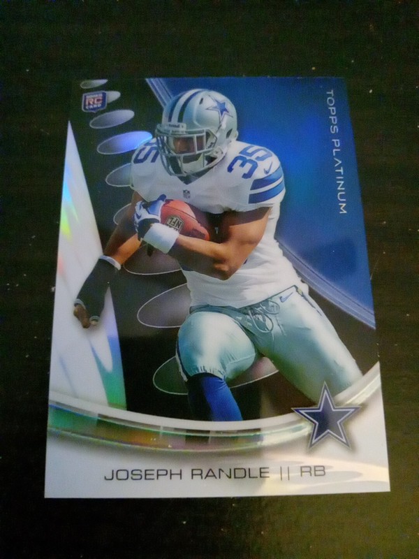 2013 Topps Platinum Black Joseph Randle RC #117