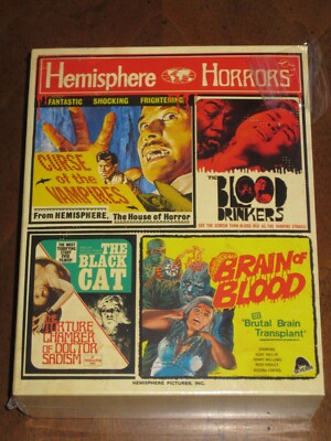 HEMISPHERE BOX OF HORRORS (4-Disc Blu-Ray Box Set) SEVERIN FILMS - BRAND NEW!!!