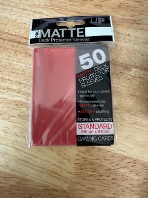 Ultra Pro Standard Sized PRO MATTE Deck Protectors 50 Count Pack 