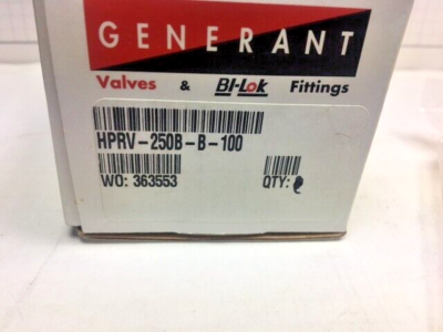 Valvola Di Scarico Alta Pressione Generant 1/4'' – 250B-T-1740 – Per Compressori K19