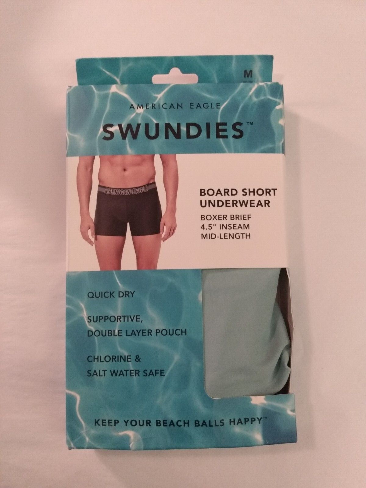 AE American Eagle Swundies Board Short Underwear 4.5" Boxer Briefs NEW