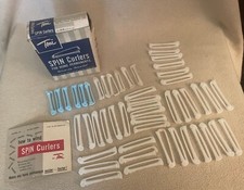 Vintage Toni Spin Curlers 48 Assorted Spin Curlers for Home Permanents