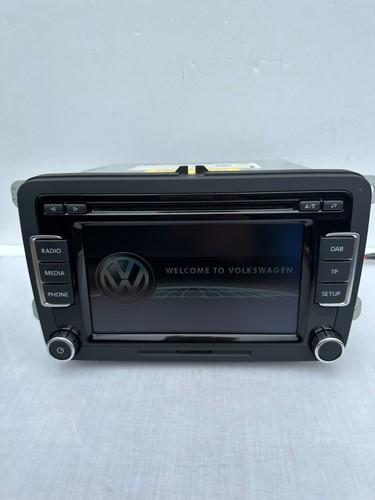 VW Golf MK6 Tiguan Scirocco DAB Radio Stereo CD Player Changer +CODE 3C8035195A - Picture 2 of 14