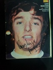 MANCHESTER UNITED CELTIC SCOTLAND player LOU MaCARI Original autograph  signed