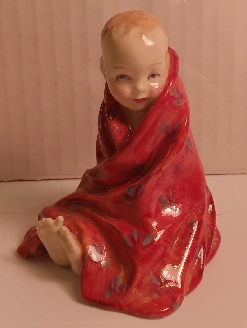 Royal Doulton This Little Pig 1793 RN 817033 baby wrapped in Royal Doulton This Little Pig 1793 RN 817033 baby wrapped in