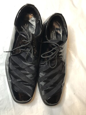 DenZel Men s Patent Leather Oxford Dress Shoes Size 10