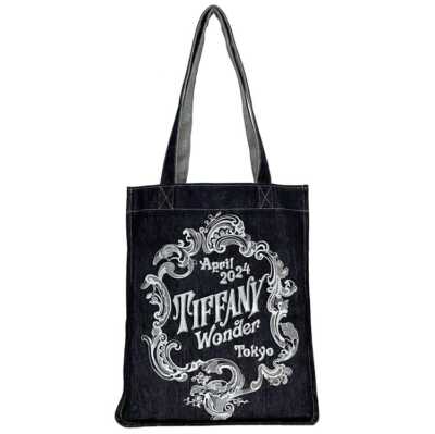 Tiffany tote bag ec-21543 Navy Blue Good Condition 2024 Wonder