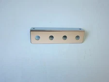 Lowrider Hydraulics 4 hole switch panel, made of steel, heavy duty, chrome 