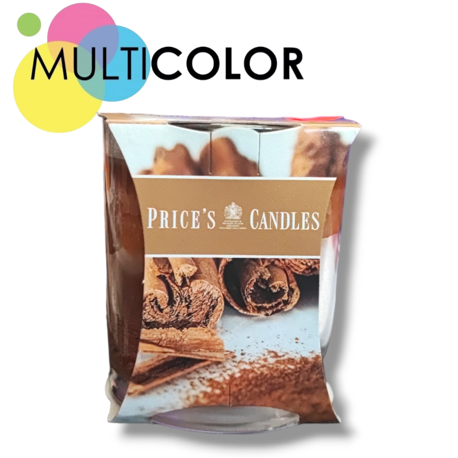 Candela profumata Price's Candles in bicchiere di cannella 5010414377792