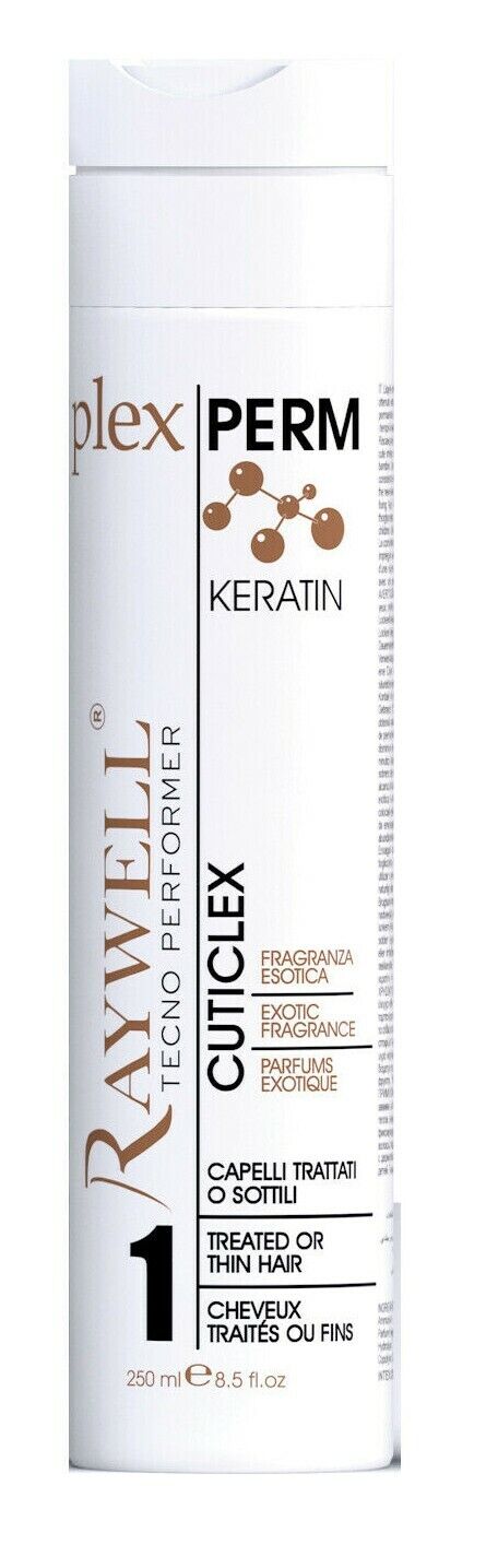 Raywell Plex Perm 1' to Keratina Hair treated or Thin permanent