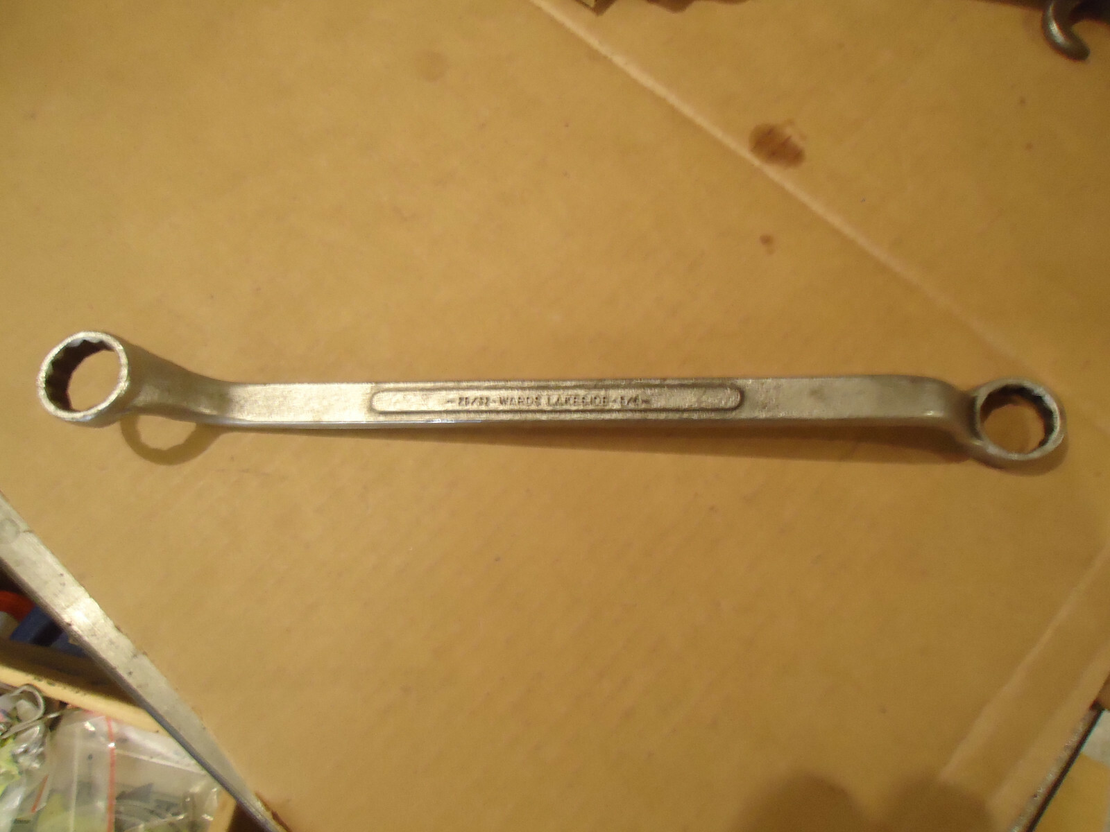 Wards-Lakeside 25/32" X 3/4"  Offset Box End Wrench Vintage (Used)   S