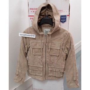 abercrombie suede jacket
