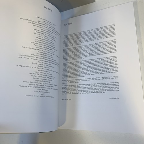Paul Klee in Jena 1924- Die Ausstellung and Der Vortrag Two Book Set in Slipcase - Bild 10 von 22