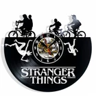 Stranger Things Vinyl Wall Clock Home Decor Gift Christmas Birthday Holiday