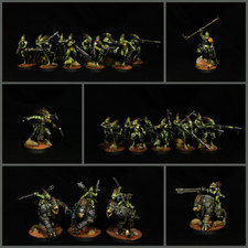 Warhammer 40k Kroot Hunting Pack Army Tau Battleforce - Propainted