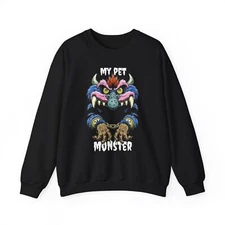 My Pet Monster Sweatshirt, Cute Monster Design