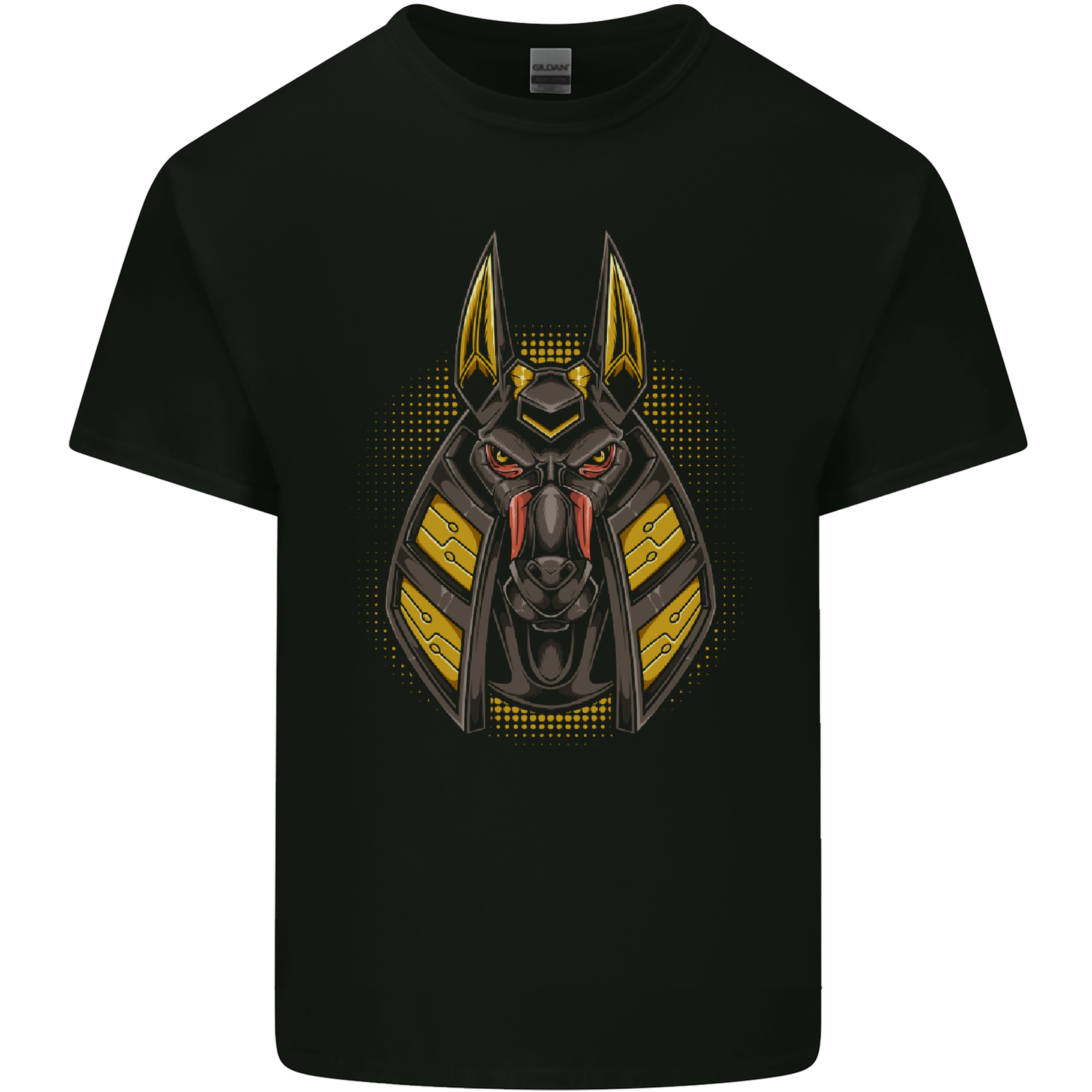Anubis Egyptian God Mens Cotton T-Shirt Tee Top