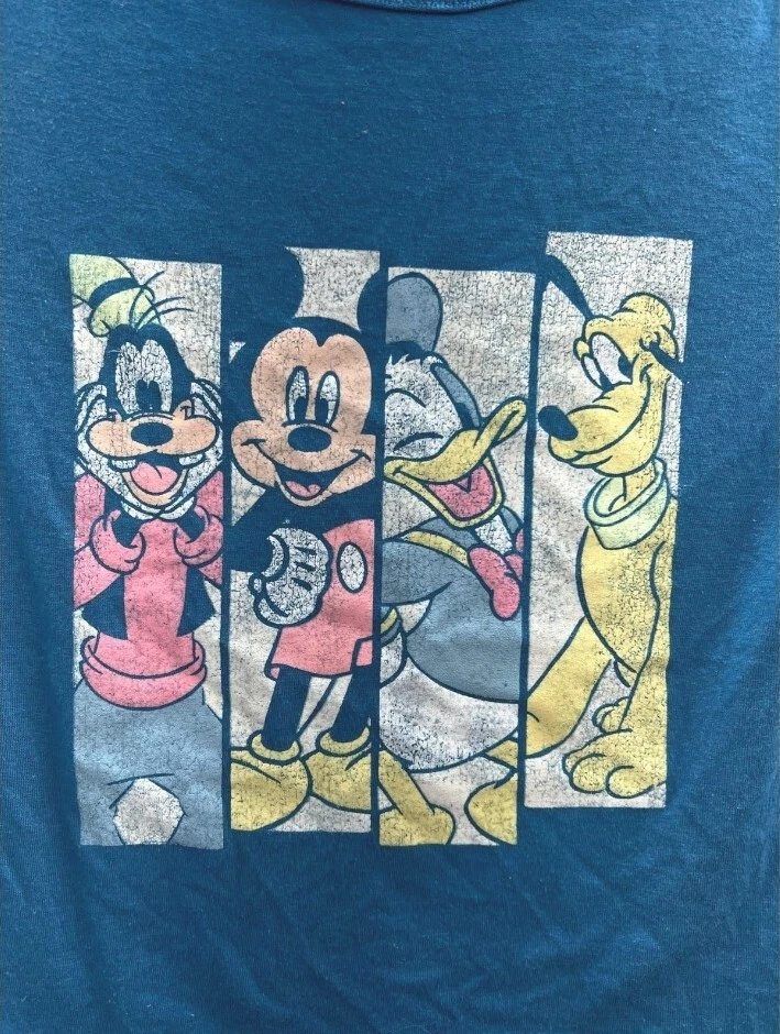 Childrens Disney Blue Mickey Mouse Short Sleeve Top Size XS - Image 2 of 4