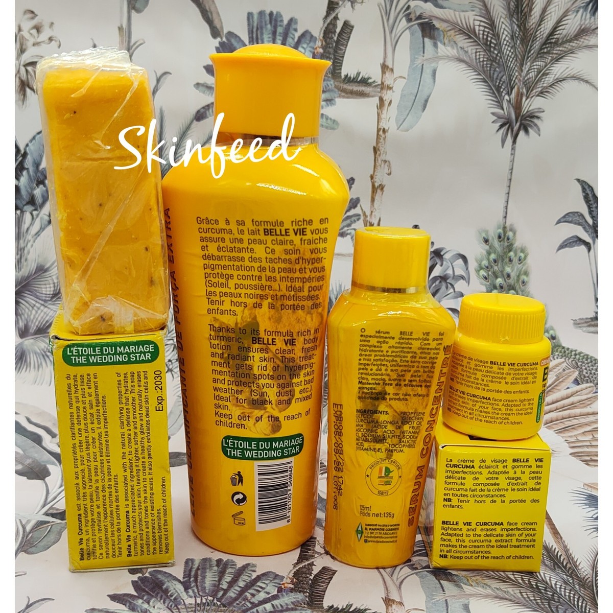 Belle Vie lightening Face Cream with Curcuma extract free shipping