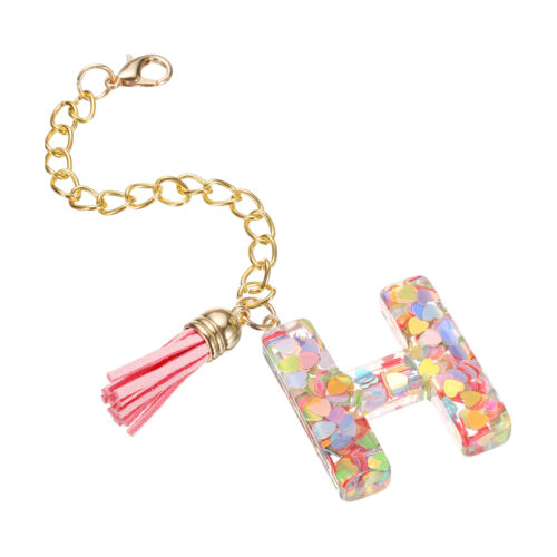 Letter Charm Accessories for Tumbler Cup Name ID, Multicolored(Letter H)