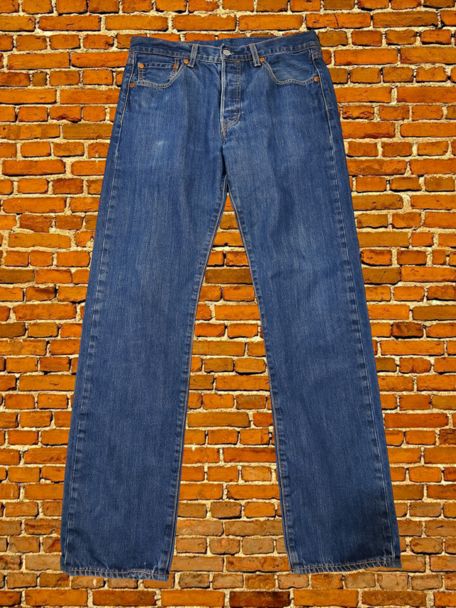 Levi's premium 501 '93 bigE デニム w32 米国製 LEVI'S 501 '93 PREMIUM BIG E STONE WASH BLACK JEANS SIZE 32/32 EUC