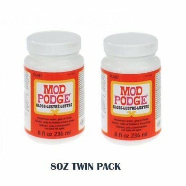 Mod Podge AllInOne Decoupage Sealer / Glue / Finish Modge Podge (8 Oz