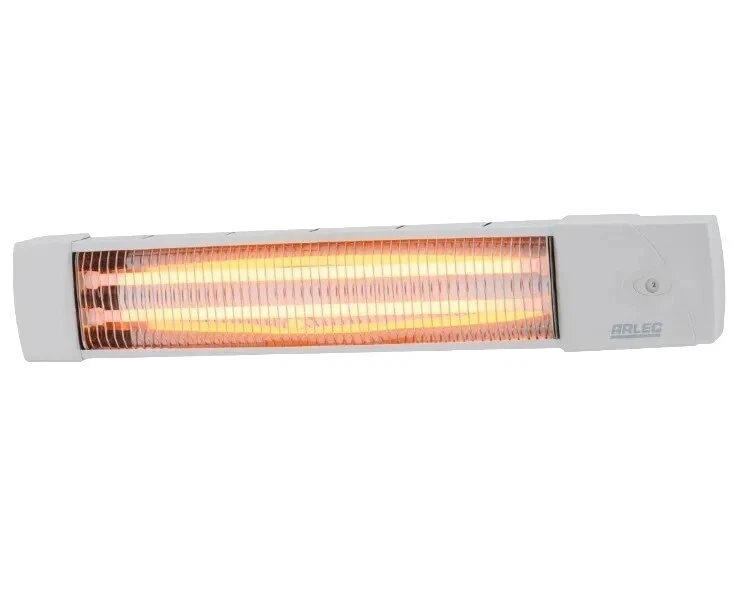 Arlec 1200W Bathroom Radiant Heater 2 Heat Setting Wall Mounted Electric  Heater | eBay