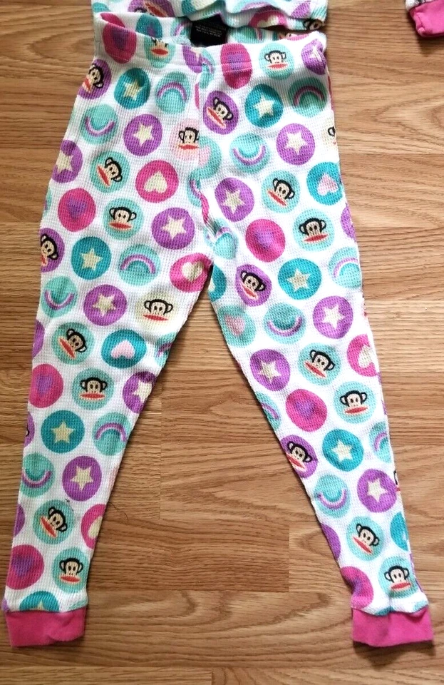Nuevo sin etiquetas Conjunto de pijama de 2 piezas Paul Frank Monkey para niñas talla 5 algodón poliéster pijamas Foto 4 de 4