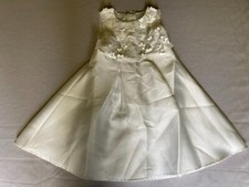 Monsoon Girl OCCASION DRESS DUTCHESS 3D PETAL age 2-3 IVORY GORGEOUS PARTY WOW!