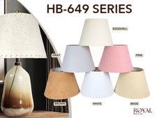 Royal Designs Inc Sophia Collection Suede Empire Lamp Shade with Whipstitch Trim