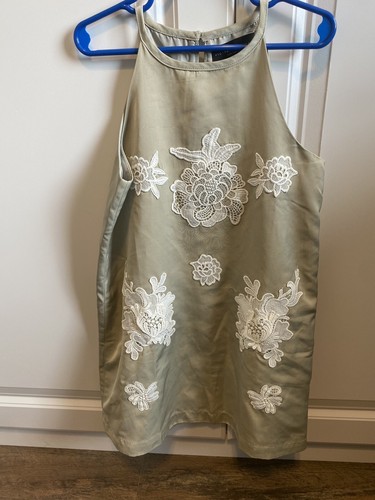 Victoria Beckham for Target Crochet Lace Sleeveless Dress Girl's Size S - 第 1/4 張圖片