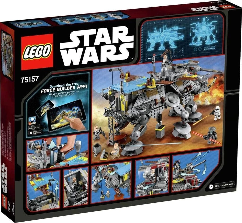 LEGO 75157 Star Wars Rebels Captain Rex'S AT-TE 9-14 972 Pcs 2016.