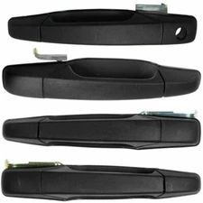 New 4 Piece Textured Exterior Door Handle Set For 2007-2014 Silverado Sierra