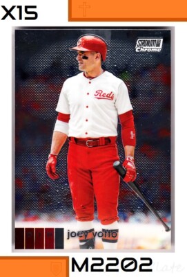 1-2021 TOPPS STADIUM CLUB CHROME BASE JOEY VOTTO REDS CARD#131 QTY