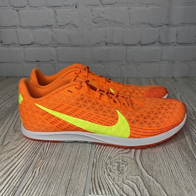 Nike Zoom Rival XC 5 Track Shoes Men s 9 Orange CZ1795-801 Spikes New