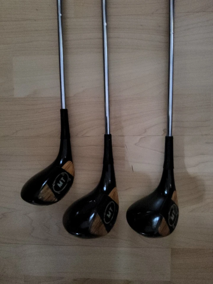 Set Of 3 MacGregor  MT Woods 1, 3 & 5 Right Handed Good Condition Golf Clubs - Image 3 of 4