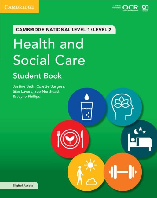 Cambridge National in Health and Social Care Student Book with D