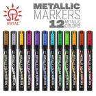DSPIAE: Metallic Markers - Model Paint Marker - MKA Series - 12 Color