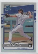 2020 Panini Donruss Optic Rated Rookies Holo Prizm Tony Gonsolin #59 09x3