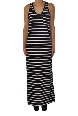 Damen langes Kleid 8PM Größe XS-S Farbe schwarz