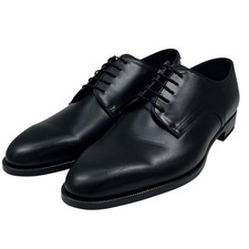 Pristine REGAL Leather shoes Plain toe business shoes black leather mens 26.5