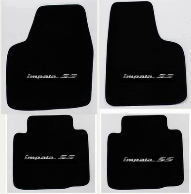 New! 1977 - 2020 Chevy Impala SS Carpet Floor Mats  w/ Embroidered Logo - All 4