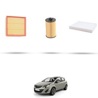 Hoffcar Set Service - 3 Filter FüR Opel Corsa D 1.2 16V 63Kw Von 2010