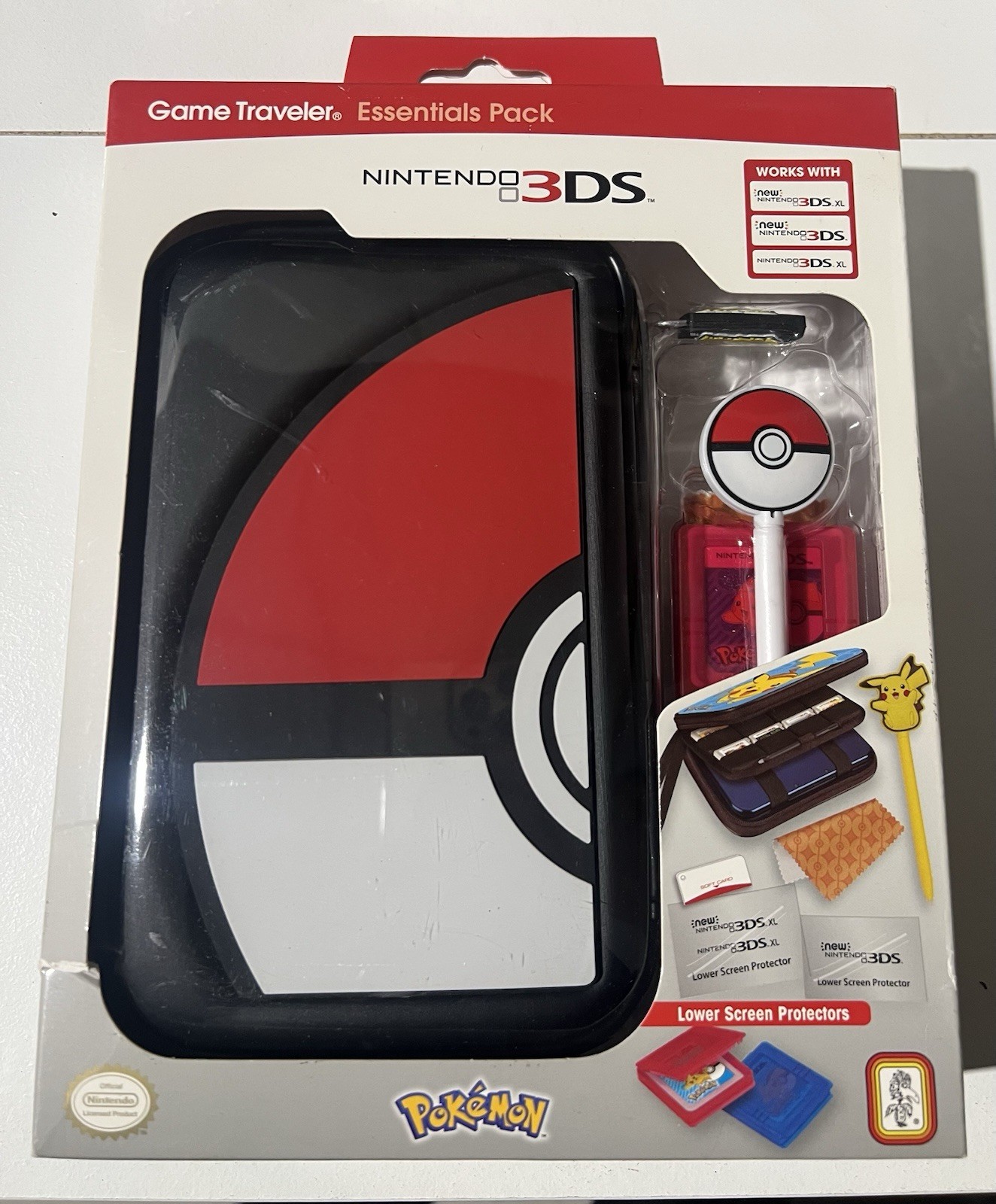 Pack accessoires Pokémon Nintendo 3DS pour protéger les écrans des rayures de stylet